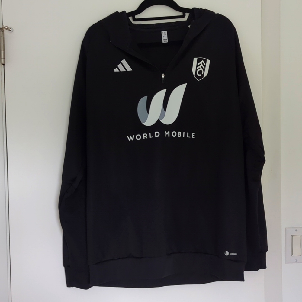 NWOT Fulham FC Quarter Zip Hoodie